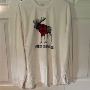 RedHead Pajama set with Moose Design